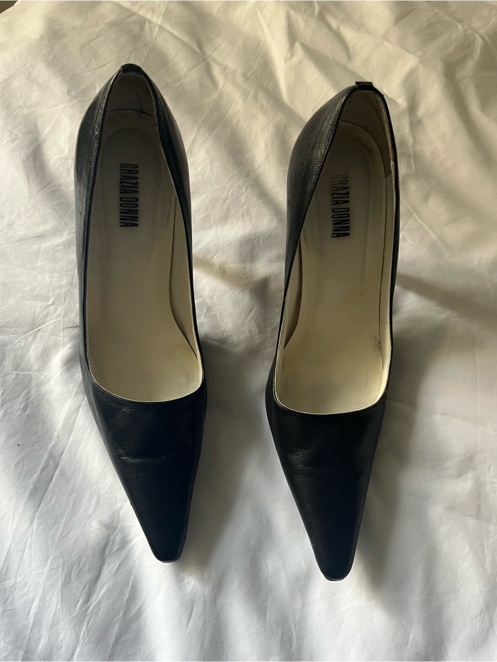 Vintage Grazia Donna Leather Pumps